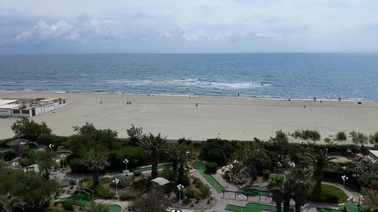 Studio vue sur la mer au 6ème et dernier étage Canet-en-Roussillon Exterior foto