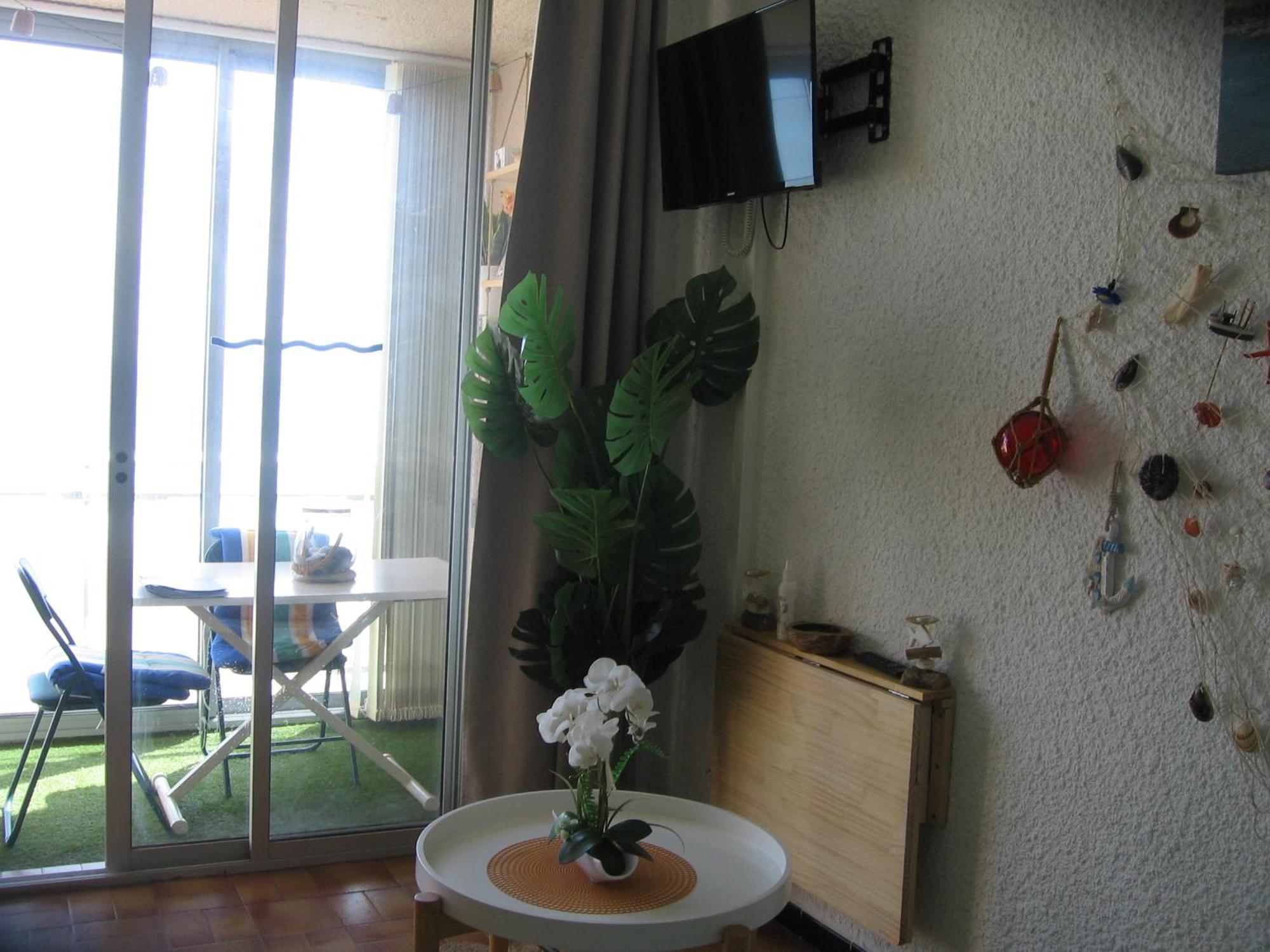Studio vue sur la mer au 6ème et dernier étage Canet-en-Roussillon Exterior foto